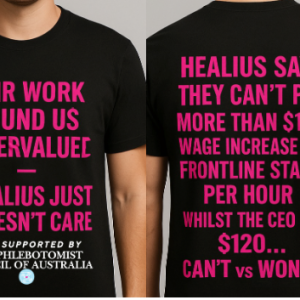 PCA Fair Work t-shirt