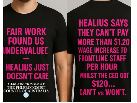 PCA Fair Work t-shirt