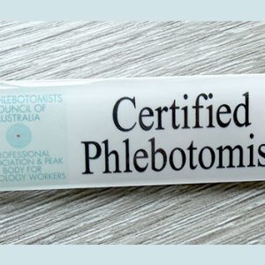Certified Phlebotomist Badge - PCA